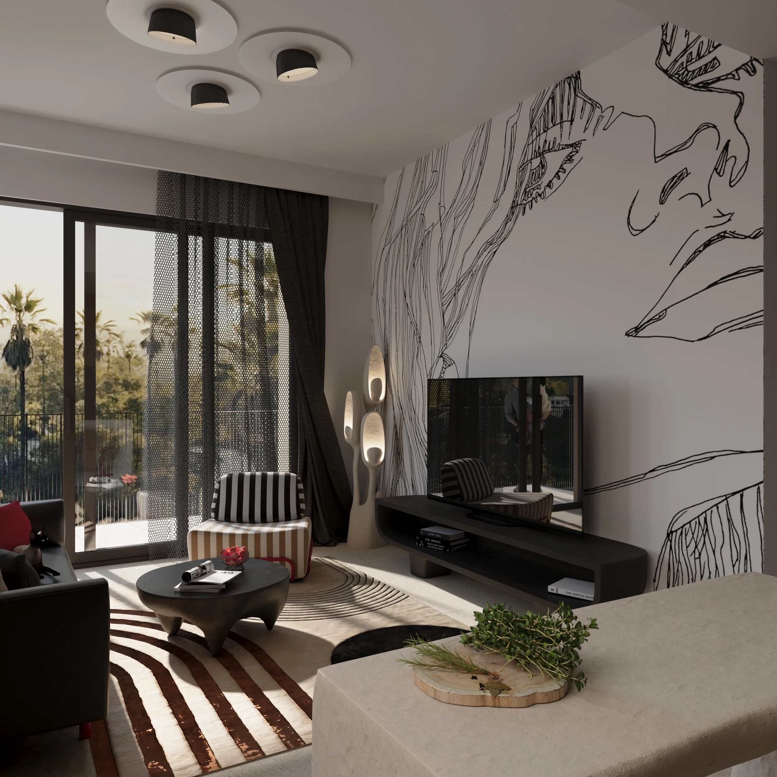 Mangrove Creek Harbour Dubai living area